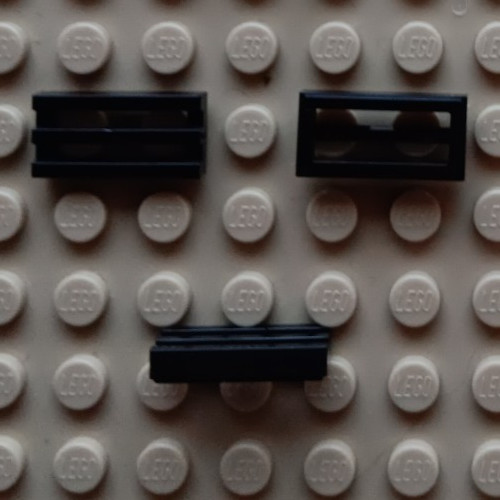 10x lego fliese 1x2 - -,