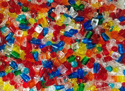 200 lego transparente steine - 200,