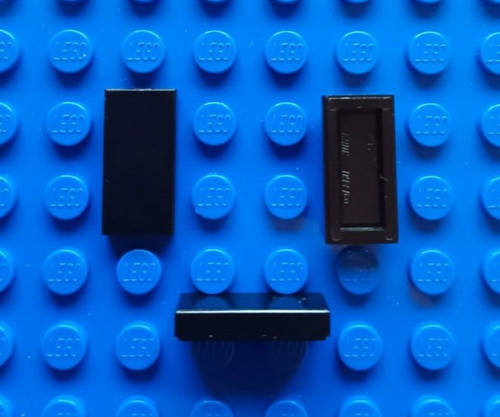 10x lego fliese 1x2 - lego,