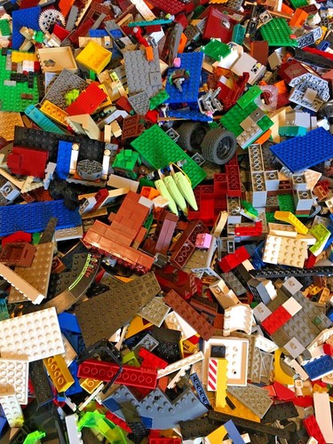 100 lego teile - teile, kleinteile